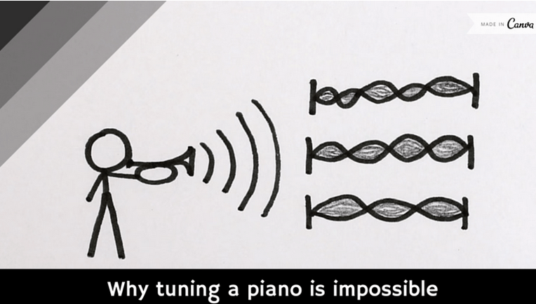 tuning a piano