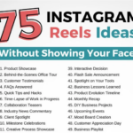 75 Instagram Reels Ideas [Infographic]